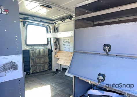 2017 Chev Express G2 White from USA, damaged, VIN 1GCWGAFF5H1261184